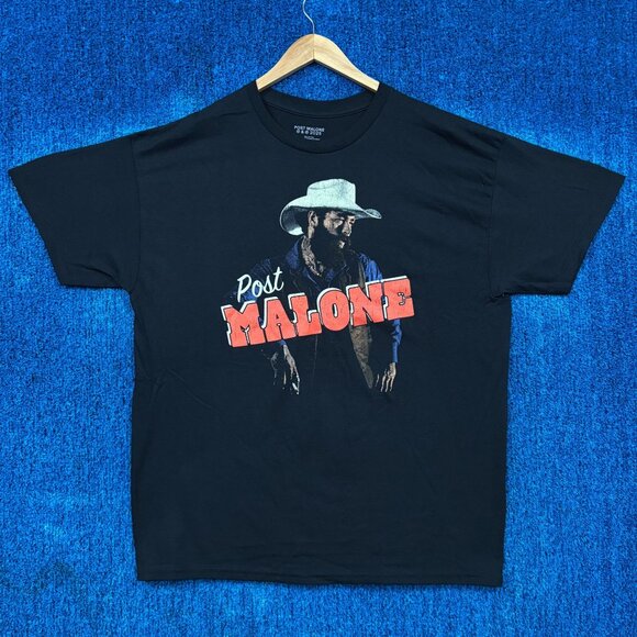 Post Malone F1 Trillion Album Art Cowboy Country Pop Tee XL - Picture 1 of 4